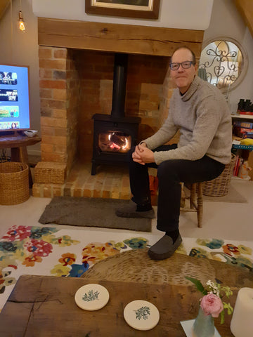 Wearing Kai glasses helps to put back the enjoyment of a log fire