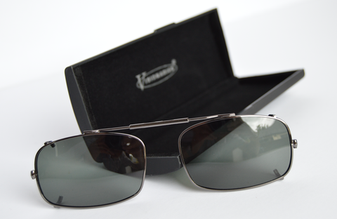 Visionaries polarised clip on sunglasses