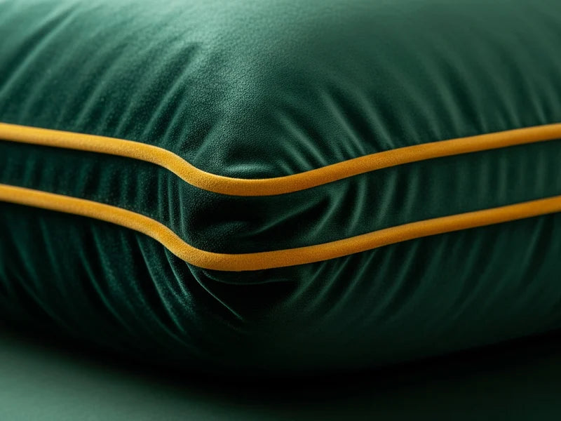 Cushion with decorative piping