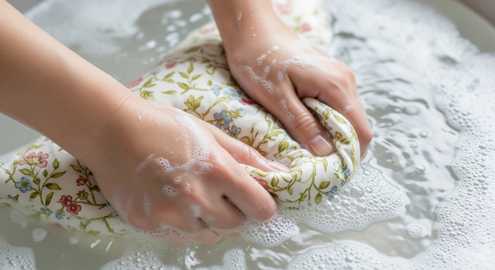Hand washing delicate cushion covers