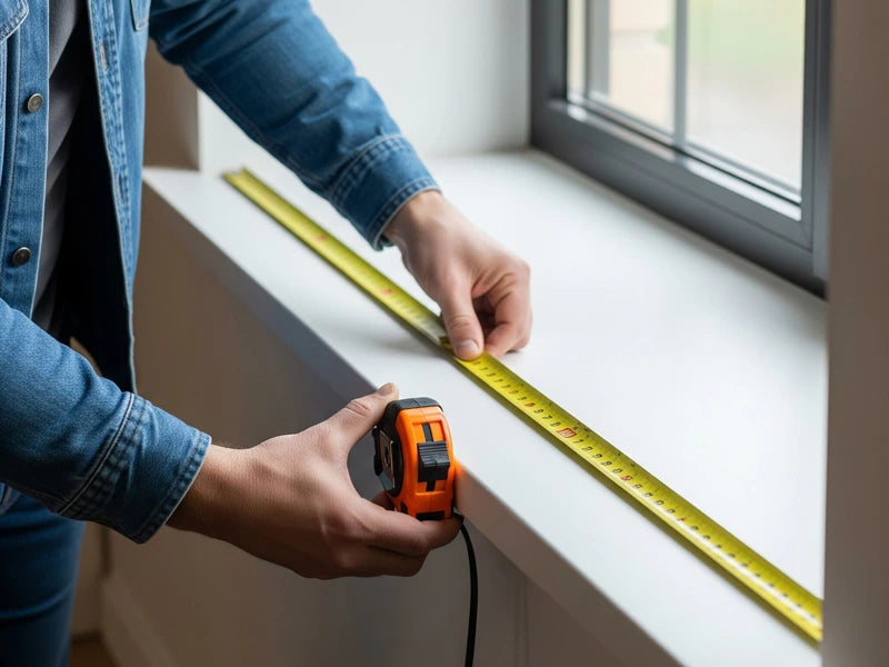 measurements window seat