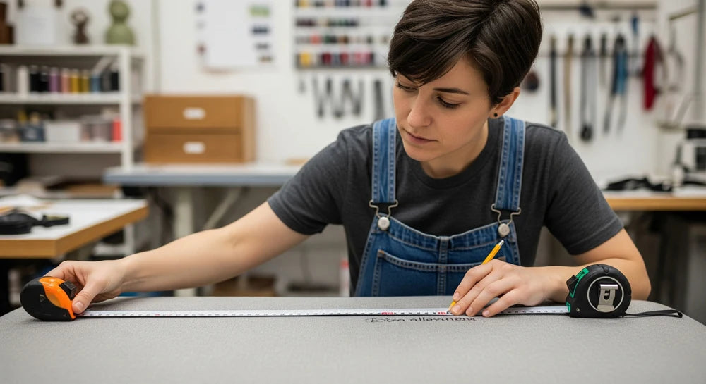 Measuring bench for cushion