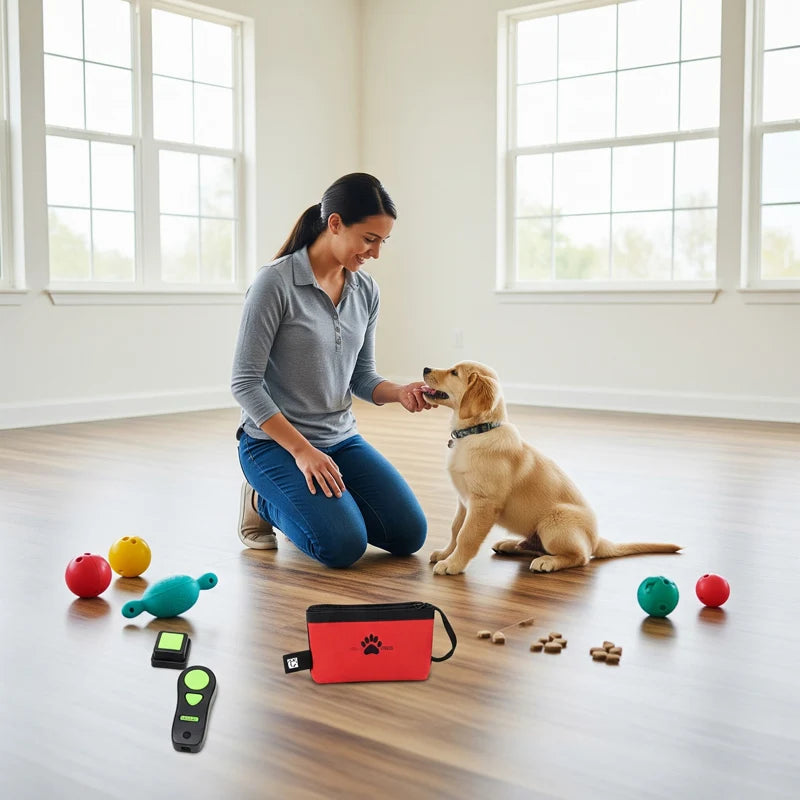 Pet training setup