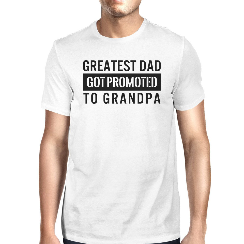 Got Promoted to Grandpa Men's Unique Design T Shirt for Grandpa
