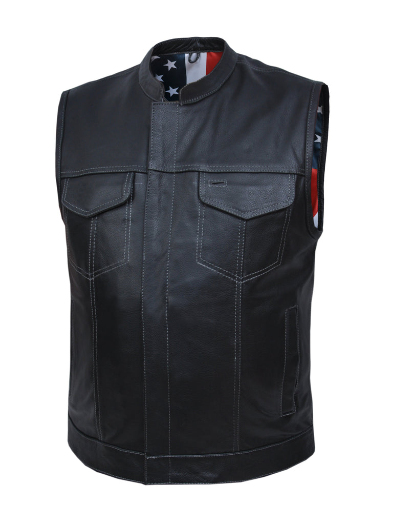 American Flag Lined Club Vest – Route 32 Riding Gear