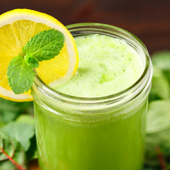 salad greens in smoothies and juices