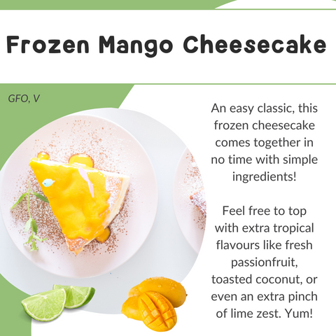 Frozen Mango Cheesecake