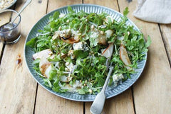 Rocket pear and parmesan salad