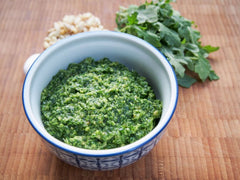 Rocket pesto recipe Good Harvest Organic Farm