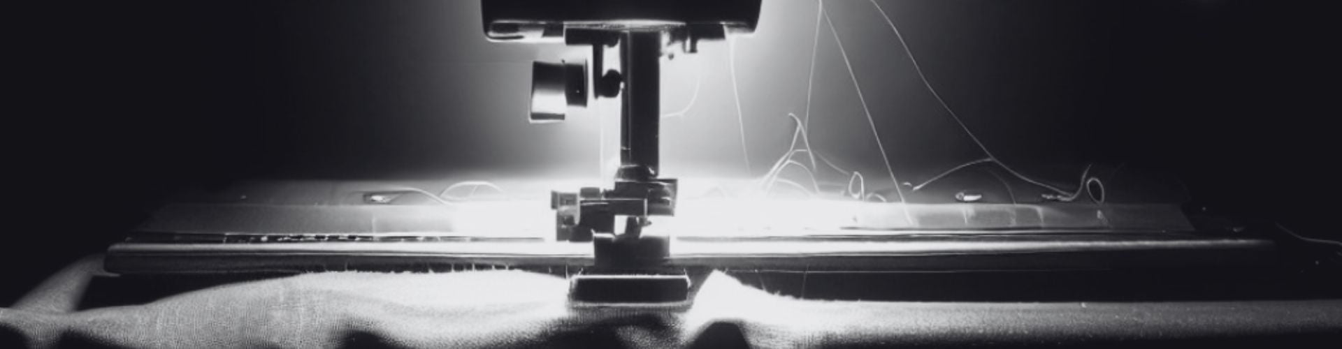 Image of a sewing machine working