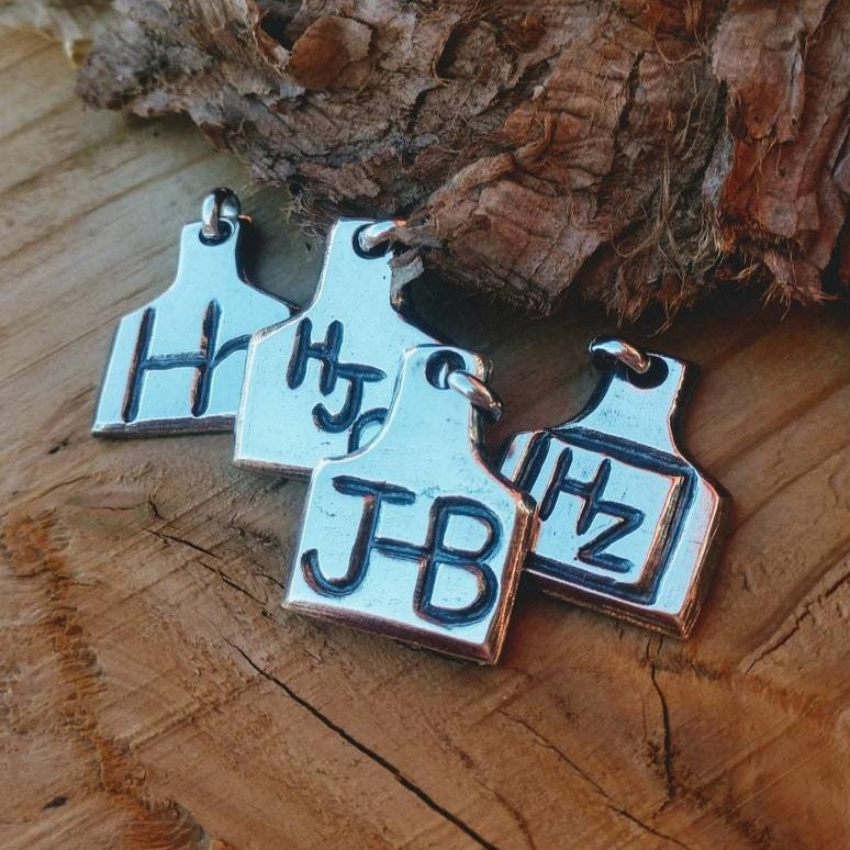 Cow Tag with Custom Brand Pendant | Roger Wagoner Design