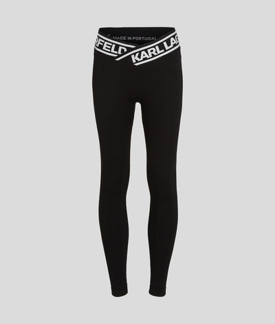 KARL LAGERFELD Faux Patent Leggings 96KW1001