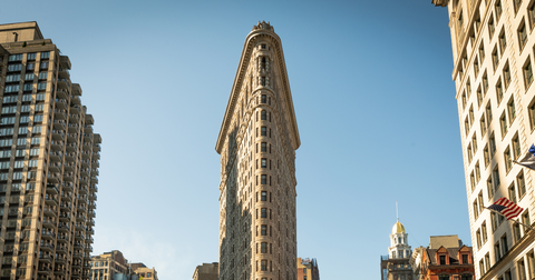 Flat Iron Building New York City Skyscraper Sightseeing Boat Tours