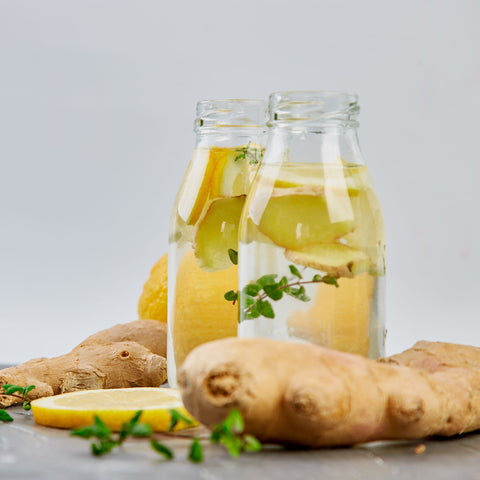 Detoxifying Lemon Ginger Infusion
