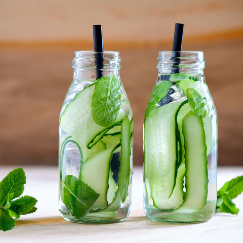 Hydrating Cucumber Spa Water