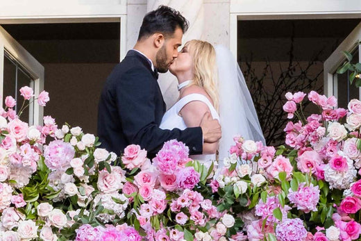 We waited until wedding day for our fairytale first kiss