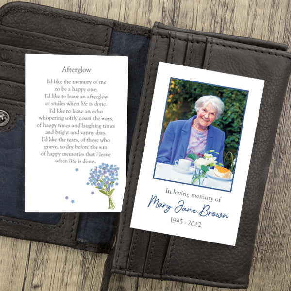 Funeral Memorial Cards