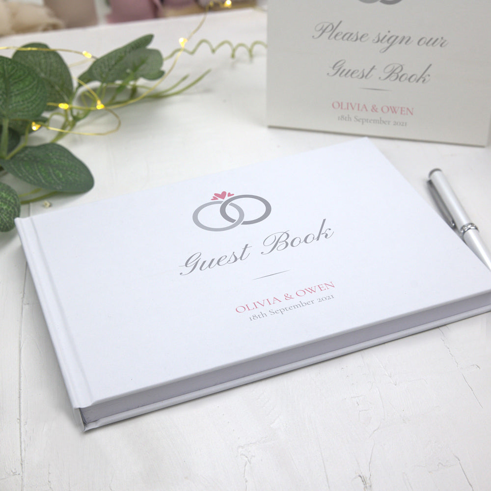 Minimalist Wedding Guest Book | The Olivia