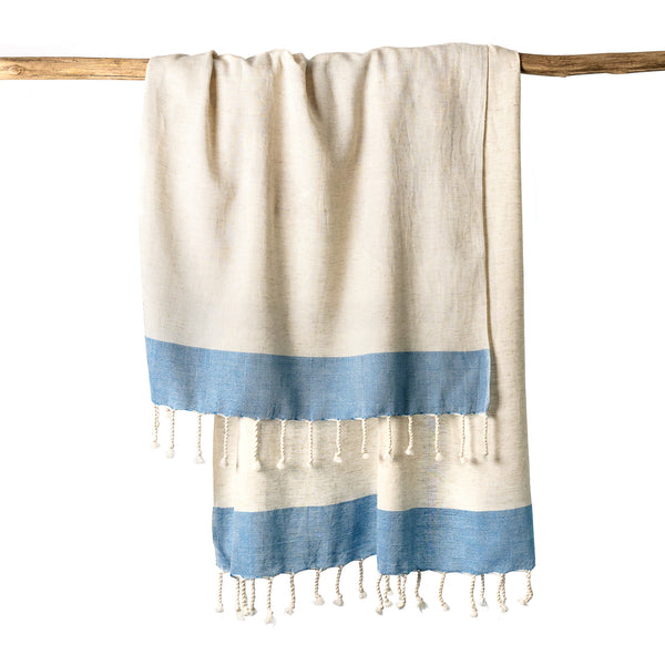 Athena Blue Turkish Towel