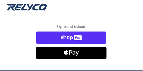 New payment options: Apple Pay & Shop Pay