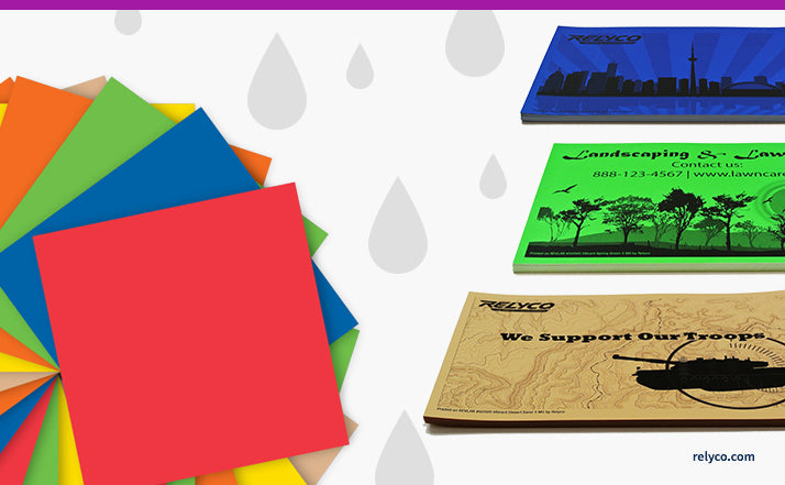 colored waterproof paper