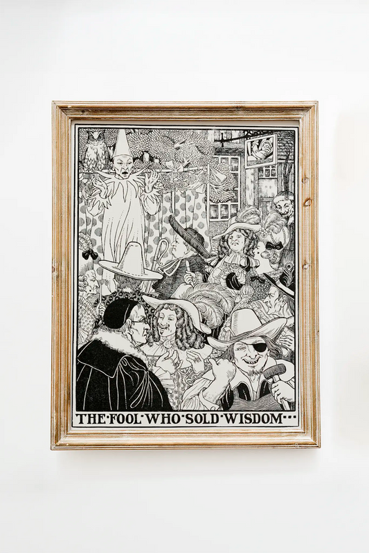 Percy J. Billinghurst - The Fool who Sold Wisdom #137 vintage print reproduction printed by GalleryInk.Art, a store providing contemporary wall art prints