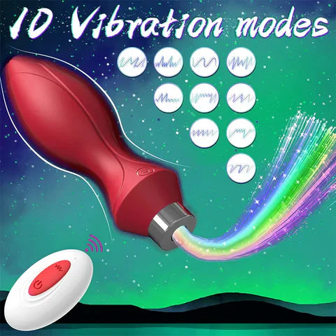 Wireless Luminous Fiber Anal Plug