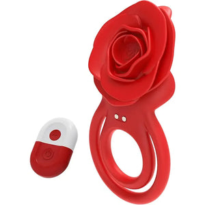 Rose Vibrating Cock Ring for Couples - Inya Rose Toy