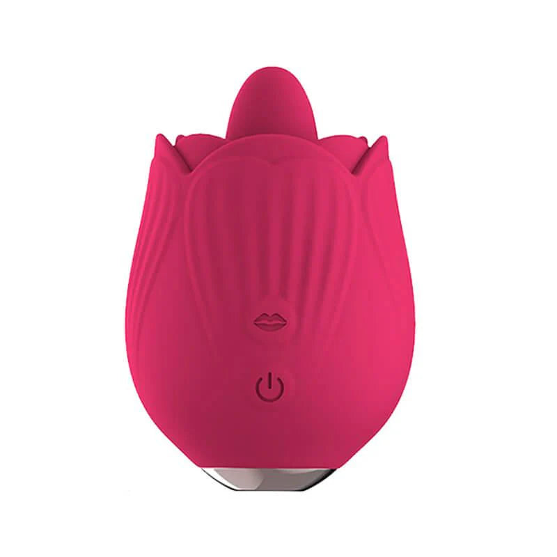 Unforgettable Rose Tongue Sucker Vibrator