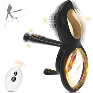 Dual Motor Vibrating Cock Ring - Inya Rose Toy