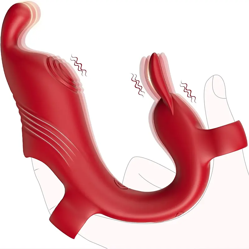 Couple Finger Vibrator - Clitoral ＆ G-spot Stimulation Sex Toy