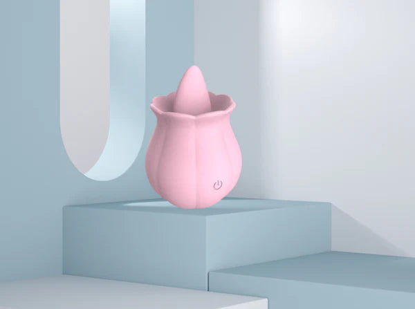 rose toy with tongue