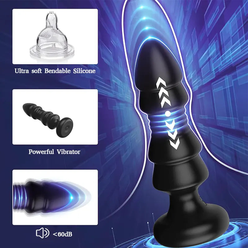 Vibrating Remote Butt Plug G-Spot Vibrator view