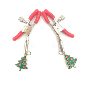 Christmas Tree Erotic Nipple Clamps - Inya Rose Toy