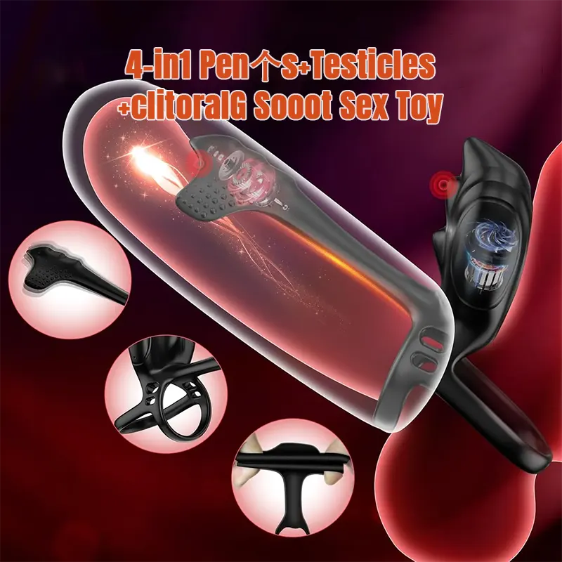 Dual Motor Vibrating Penis Exercise Vibrator view