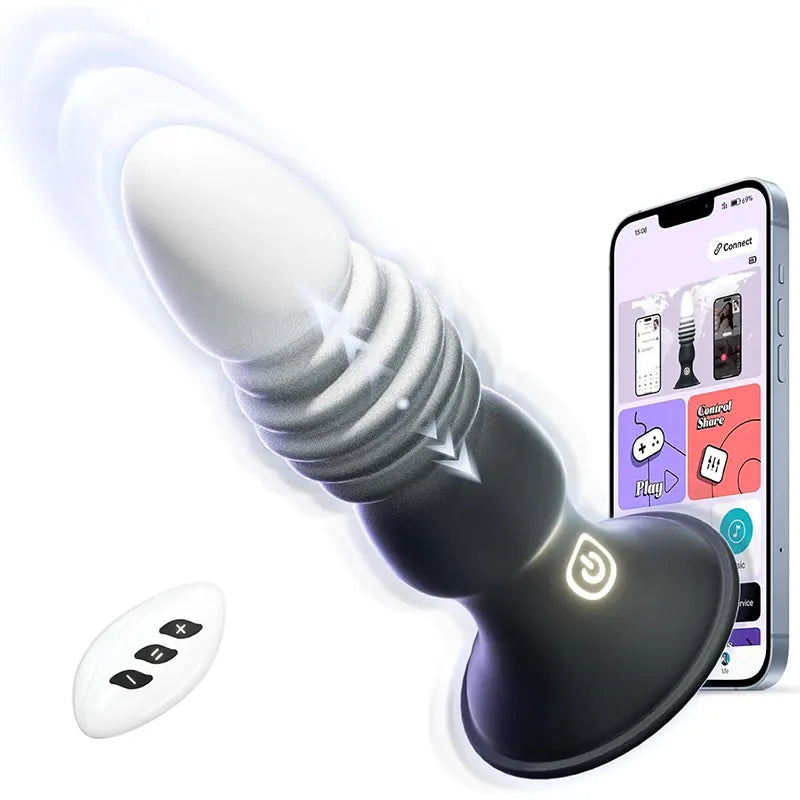 App-Controlled Thrusting Prostate Vibrator