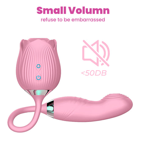 rose toy clit sucker vibrator pink