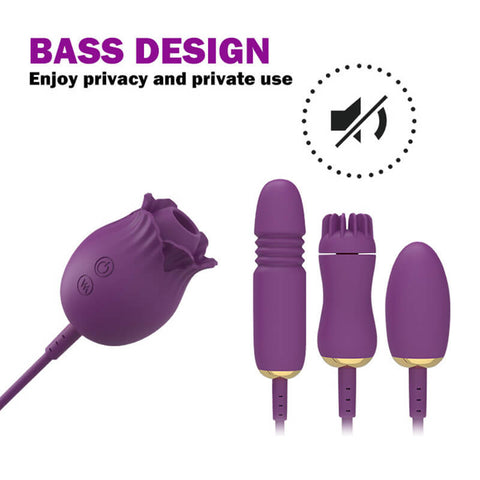 rose toy clit sucker vibrator purple