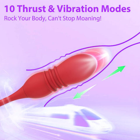 rose toy clit sucker vibrator red