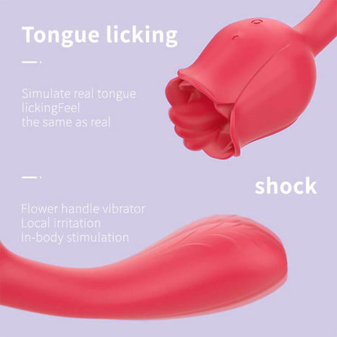 rose toy clit sucker vibrator red