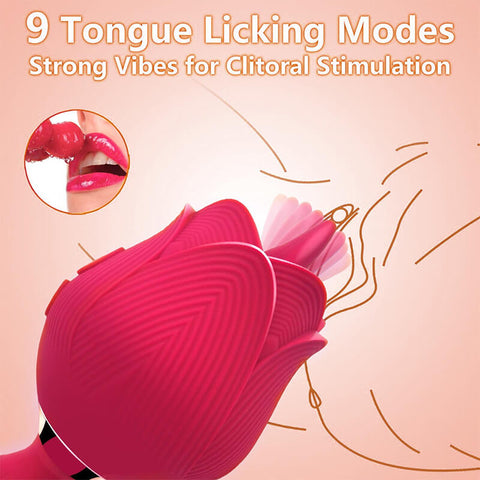 rose toy clit sucker vibrator red