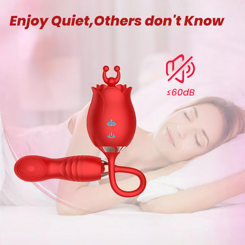 rose toy clit sucker vibrator red