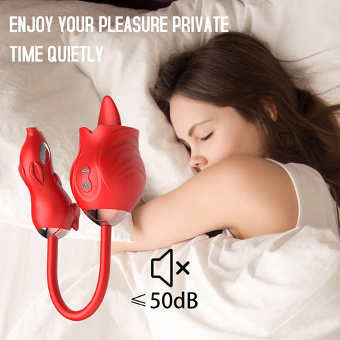 rose toy clit sucker vibrator red