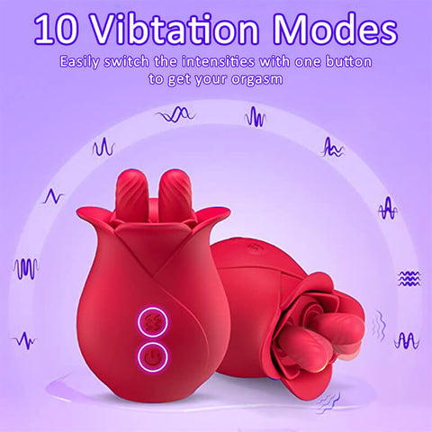 rose toy clit sucker vibrator red