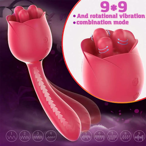 rose toy clit sucker vibrator red