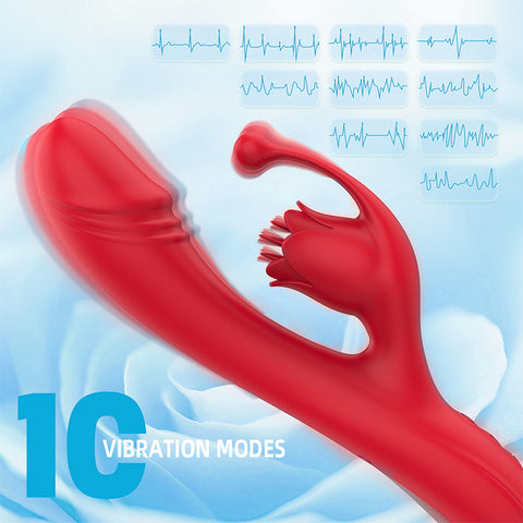 rose toy clit sucker vibrator red