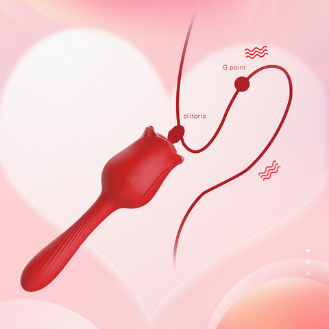 rose toy clit sucker vibrator red