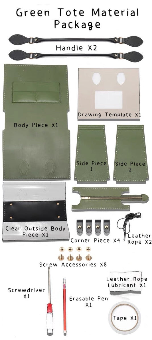 DIY Clear Shopping Bag Kit – Diy Shopping Bag Kit｜ winxinshop ｜ winxinbear