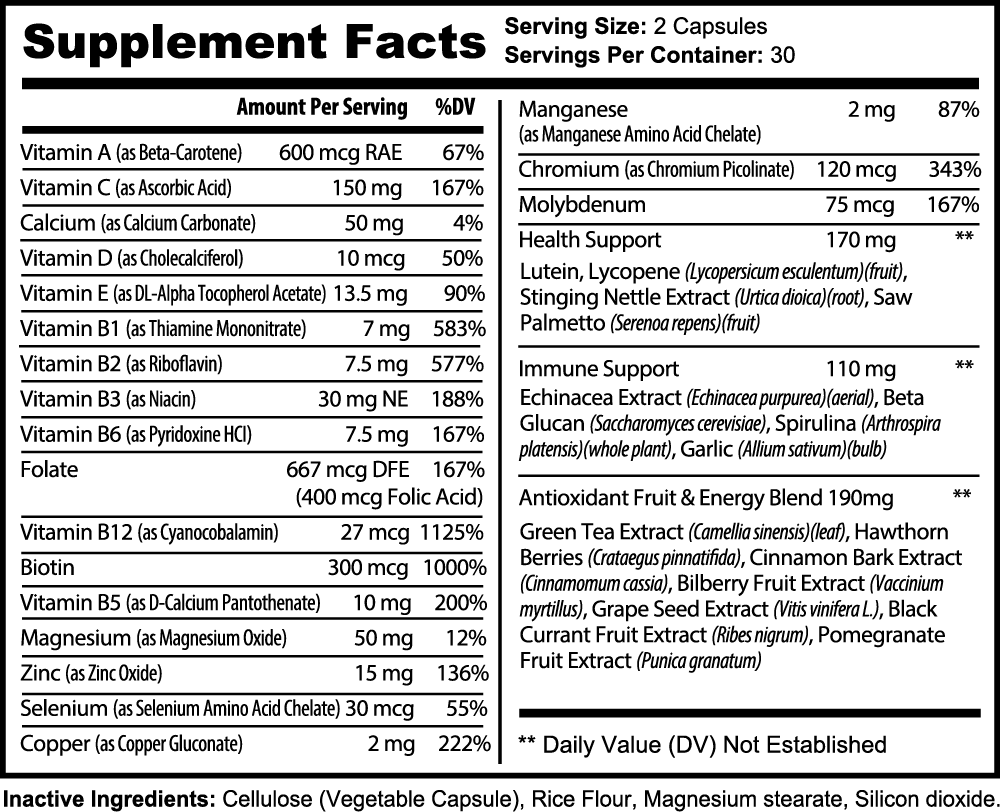 COMPLETE MULTIVITAMIN SUPPLEMENT FACTS.png__PID:c258b088-d8c5-42a2-856f-7664e67fec8f