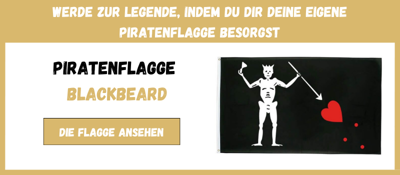Piratenflagge Blackbeard Piraten Riff